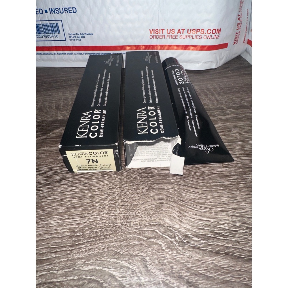 Kenra Color Demi Permanent Coloring Creme 7N Medium Blonde Natural hair color